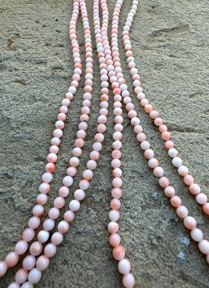 100% Natural AAA + Quality Pink Coral (Taiwan) 3mm Round