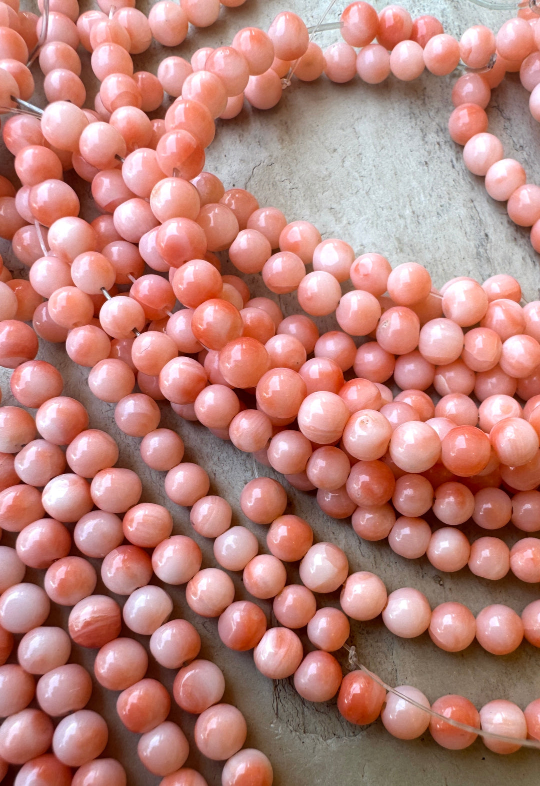 100% Natural AAA + Quality Pink Coral (Taiwan) 5mm Round