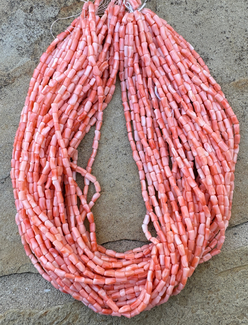 100% Natural High Quality Pink Coral (Taiwan) 4-5mmx3-4mm