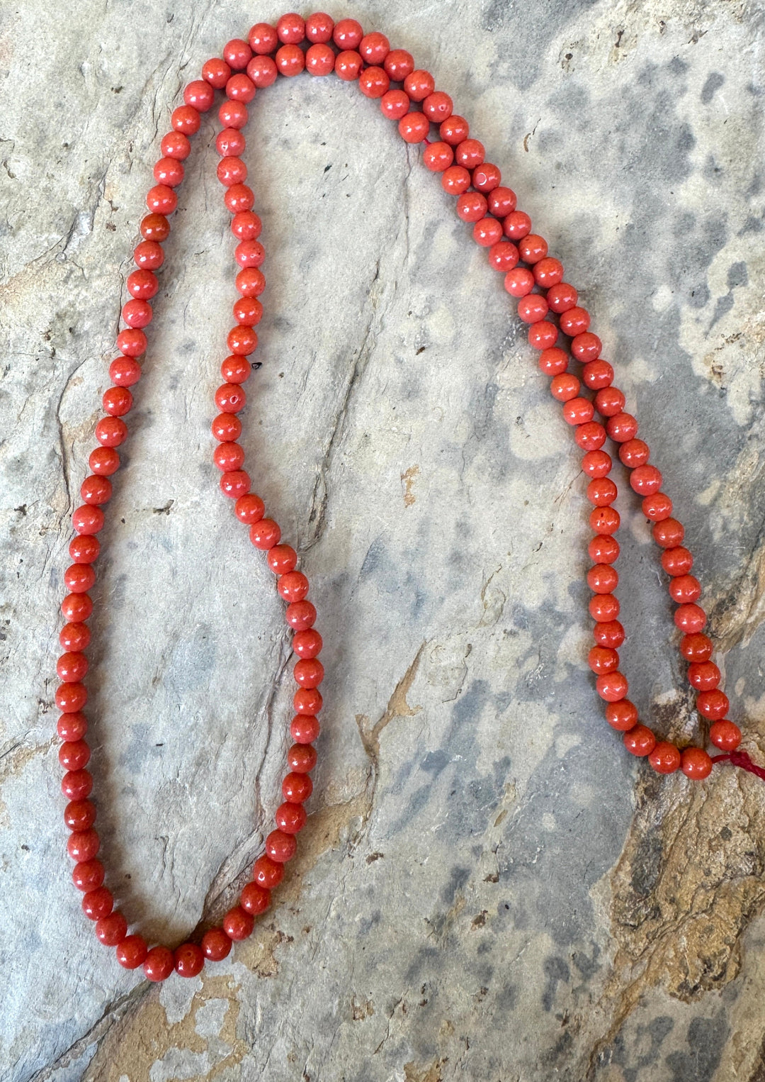 100% Natural High Quality Red Italian Sea Coral 3mm Round