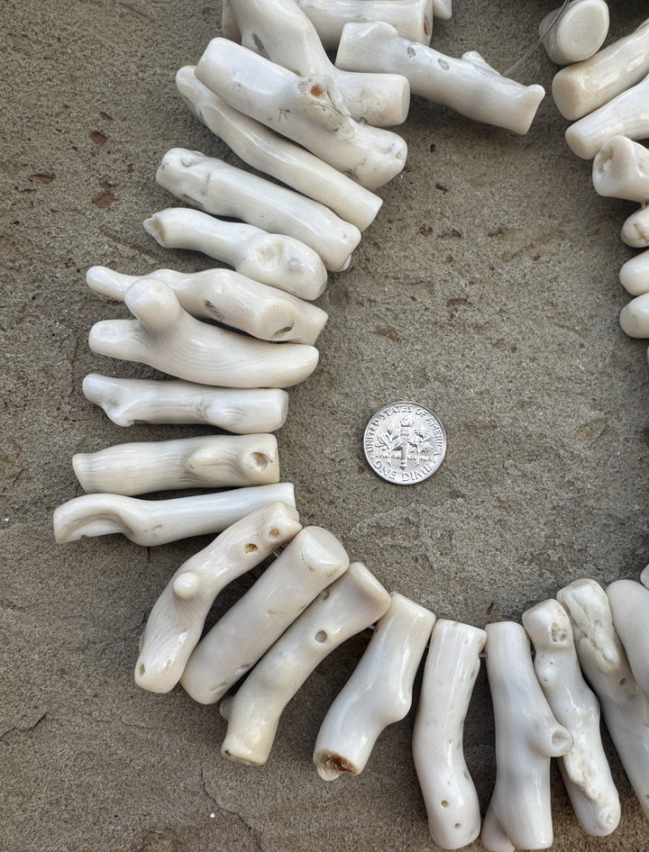 100% Natural VINTAGE White Branch Coral (Taiwan) BIG 16