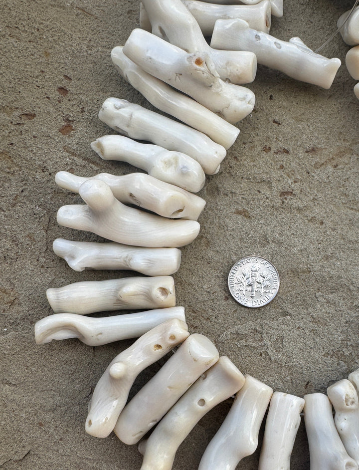 100% Natural VINTAGE White Branch Coral (Taiwan) BIG 16
