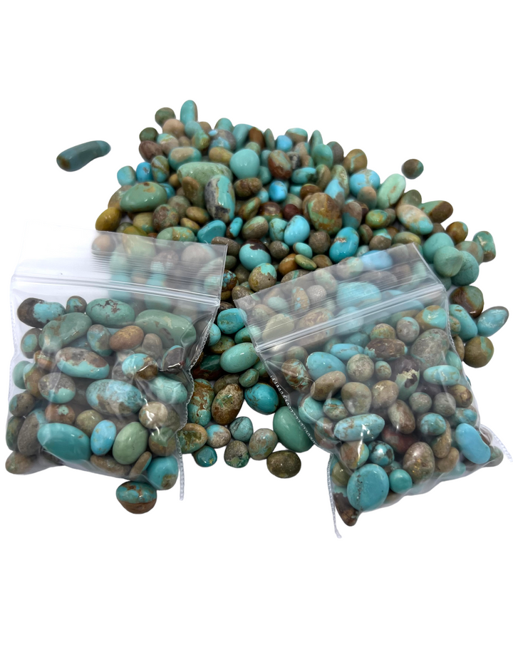 RARE Number 8 Turquoise 8-12mm Tumbled Nuggets Undrilled