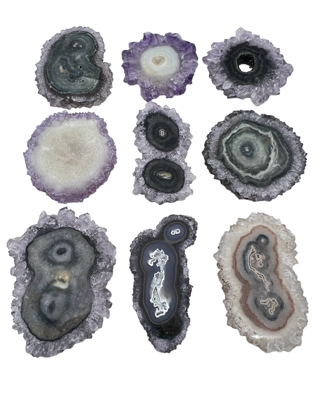 Natural Amethyst Stalactite Slices BIG 45-60mm (Select