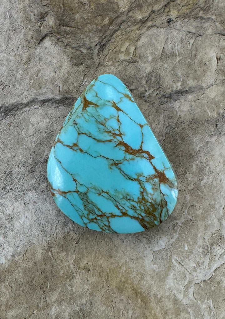 AAA+ Cripple Creek Turquoise  (Colorado) Cabochon 25x30mm