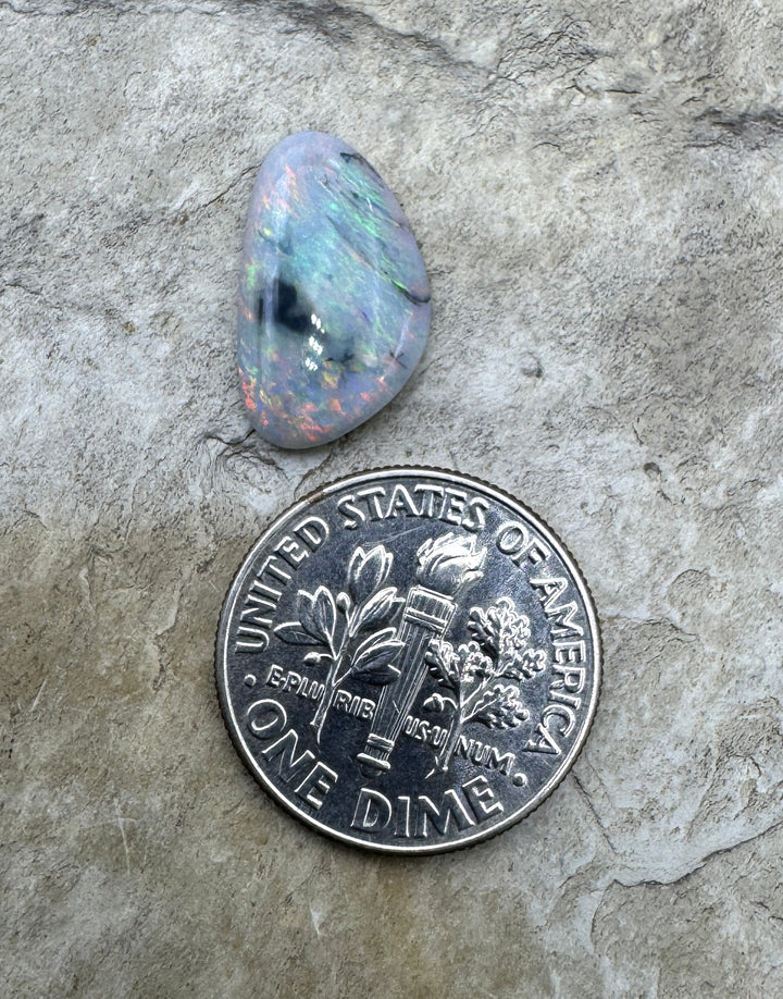 Opal (Australia) Freeform Cabochon 9x16mm