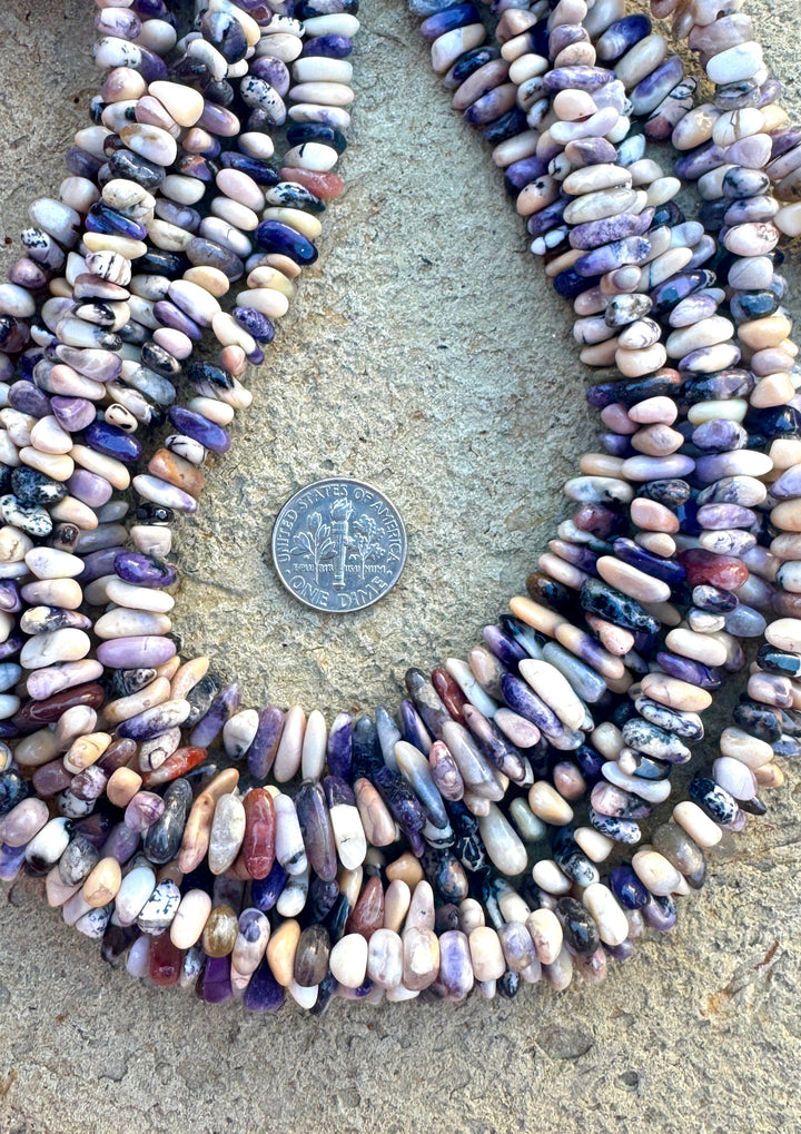 RARE Utah Tiffany Stone 3-9mm Chip/Nugget Beads, 16 Inch Strand