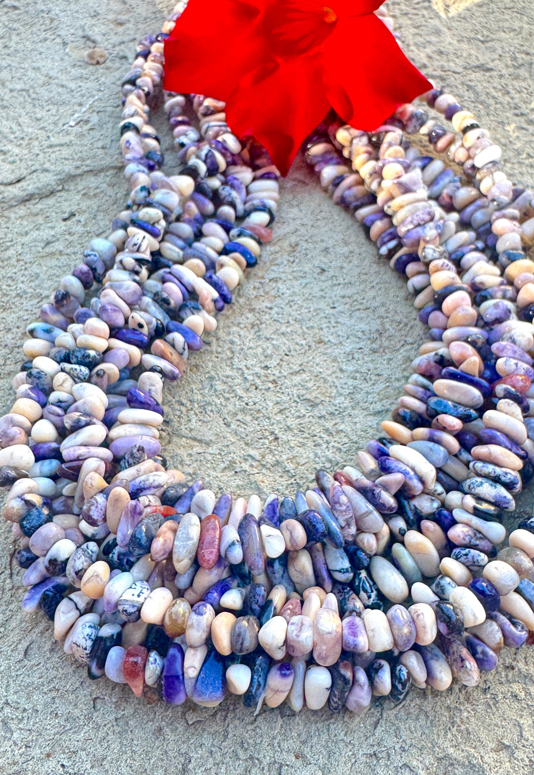 RARE Utah Tiffany Stone 3-9mm Chip/Nugget Beads, 16 Inch Strand