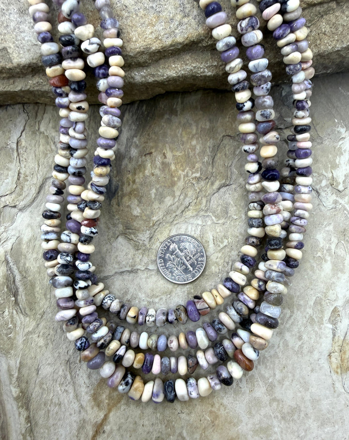 RARE Utah Tiffany Stone, Graduated Nugget Beads 4-6mm, 16 Inch Strand