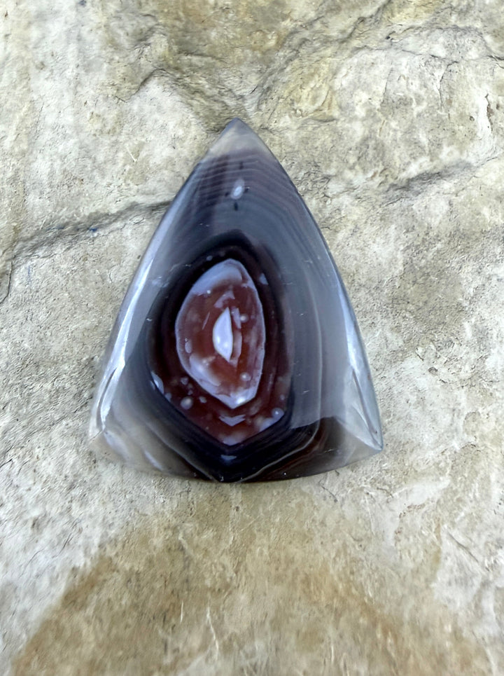 AAA+ Laguna Lace Agate (Mexico) 26x33mm Cabochon - Laguna