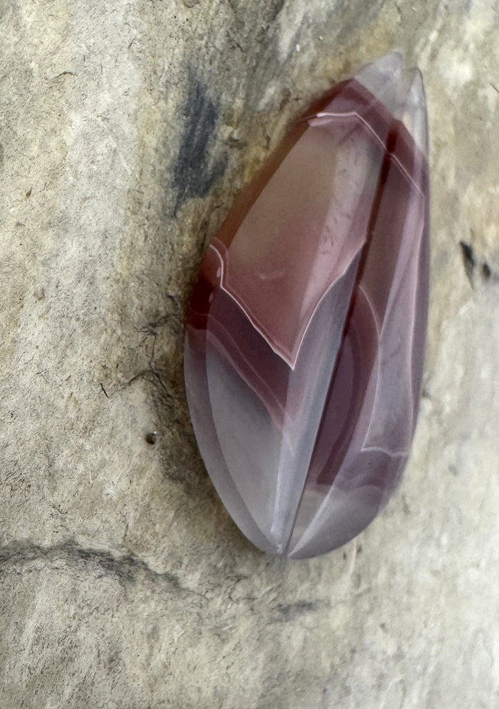 AAA+ Laguna Lace Agate (Mexico) HUGE Earring Bead Slab Pair