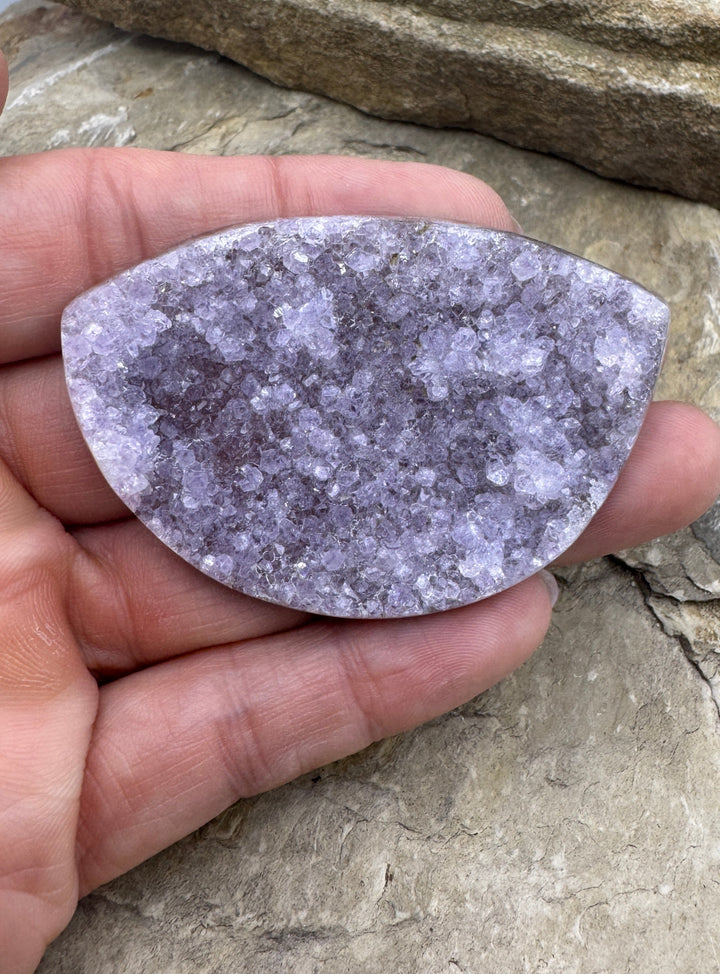AAA + Natural Amethyst Druzy Extra Large Designer Cabochon