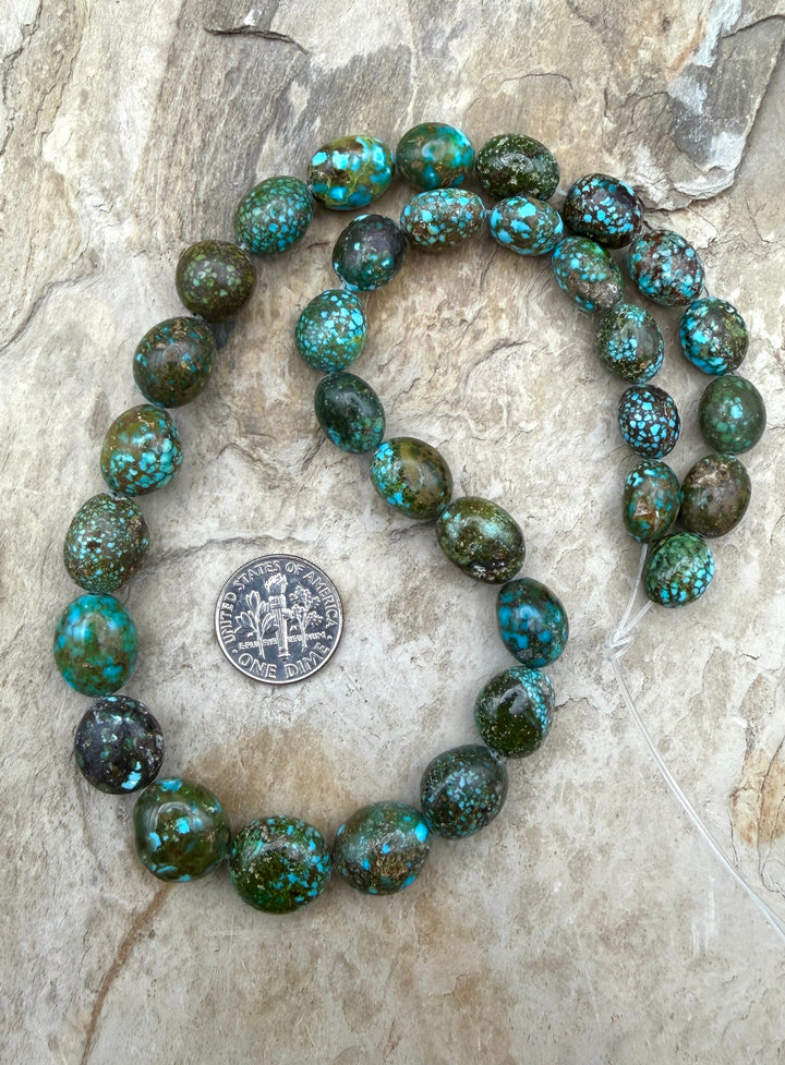 AAA+ Polychrome Spiderweb Kingman Turquoise (Arizona)