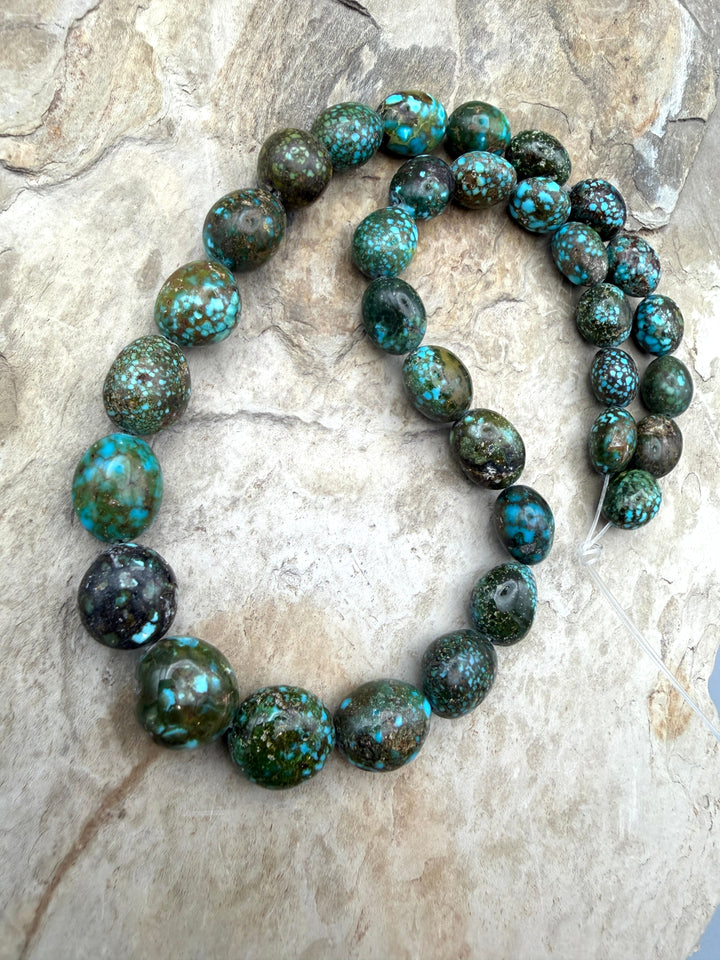 AAA+ Polychrome Spiderweb Kingman Turquoise (Arizona)