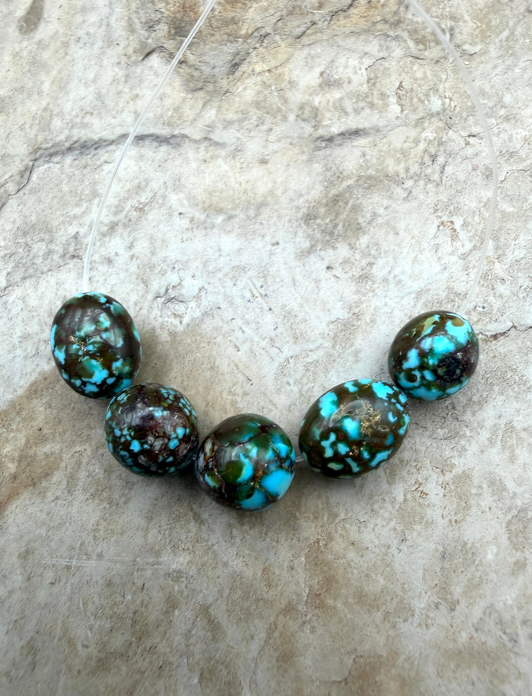 AAA+ Polychrome Spiderweb Kingman Turquoise (Arizona)