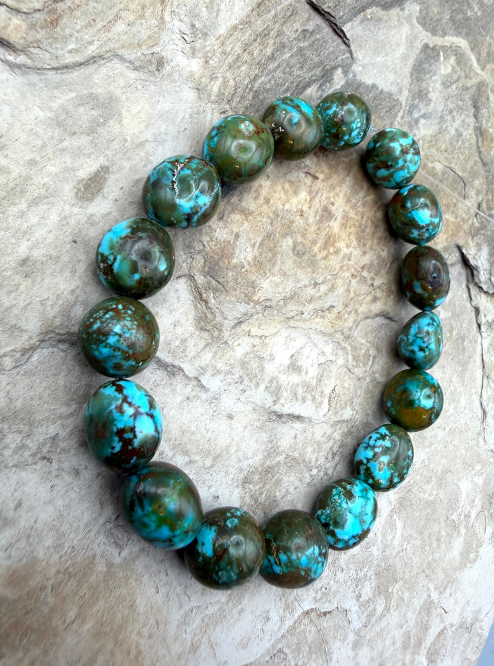 AAA+ Polychrome Spiderweb Kingman Turquoise (Arizona)