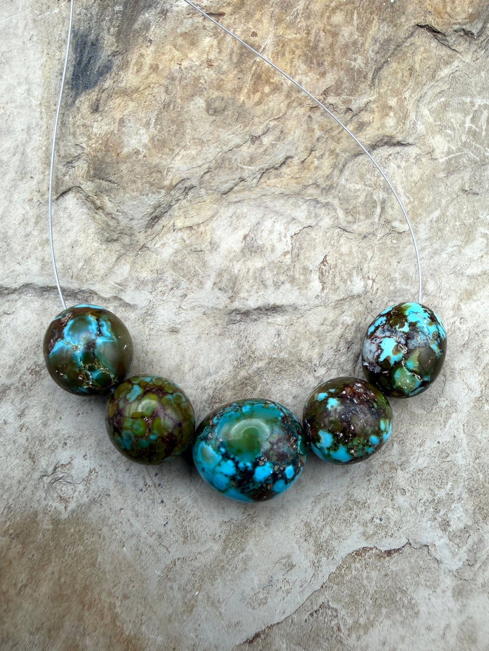 AAA+ Polychrome Spiderweb Kingman Turquoise (Arizona)