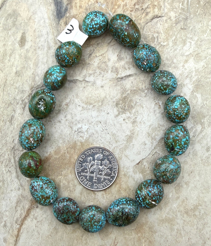 AAA+ Polychrome Spiderweb Kingman Turquoise (Arizona)