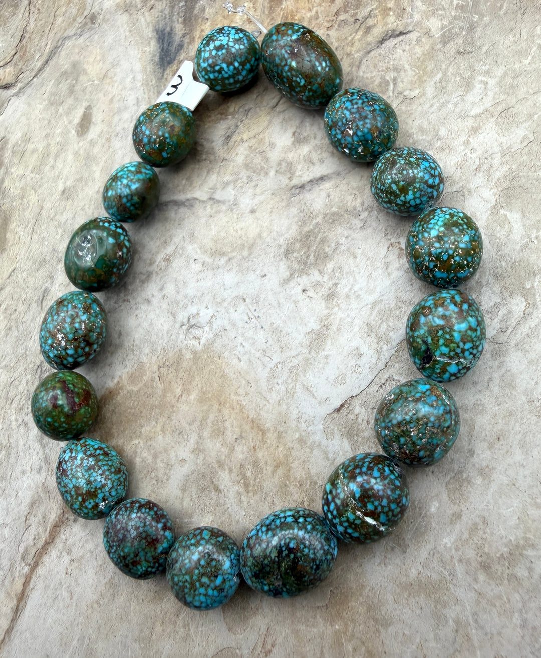 AAA+ Polychrome Spiderweb Kingman Turquoise (Arizona)