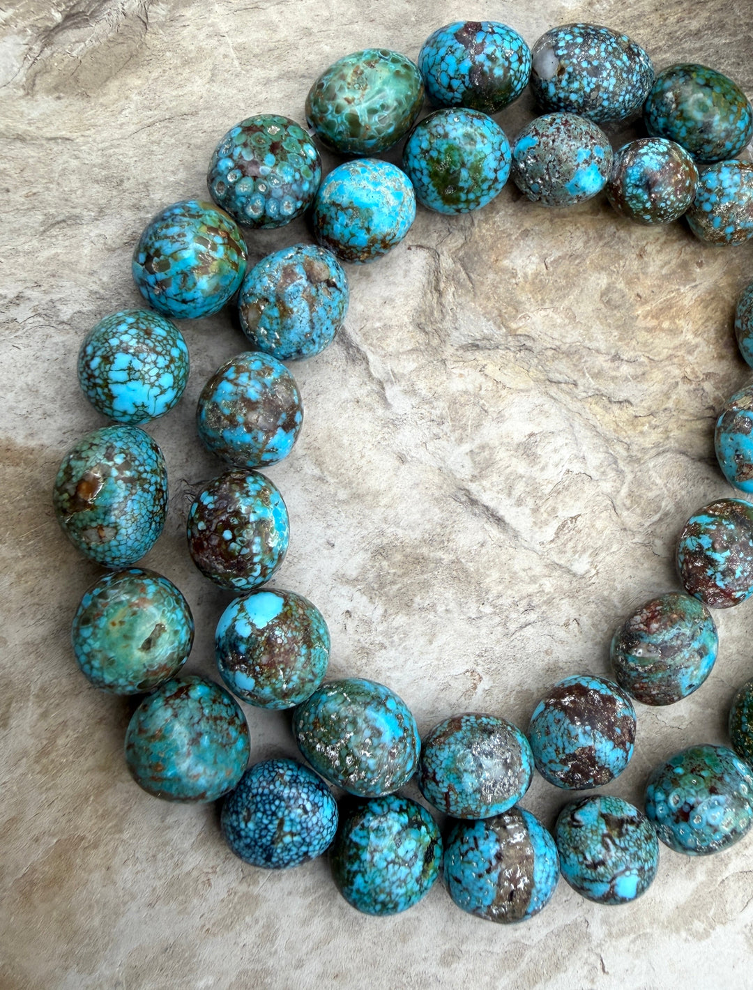AAA+ Polychrome Spiderweb Kingman Turquoise (Arizona)