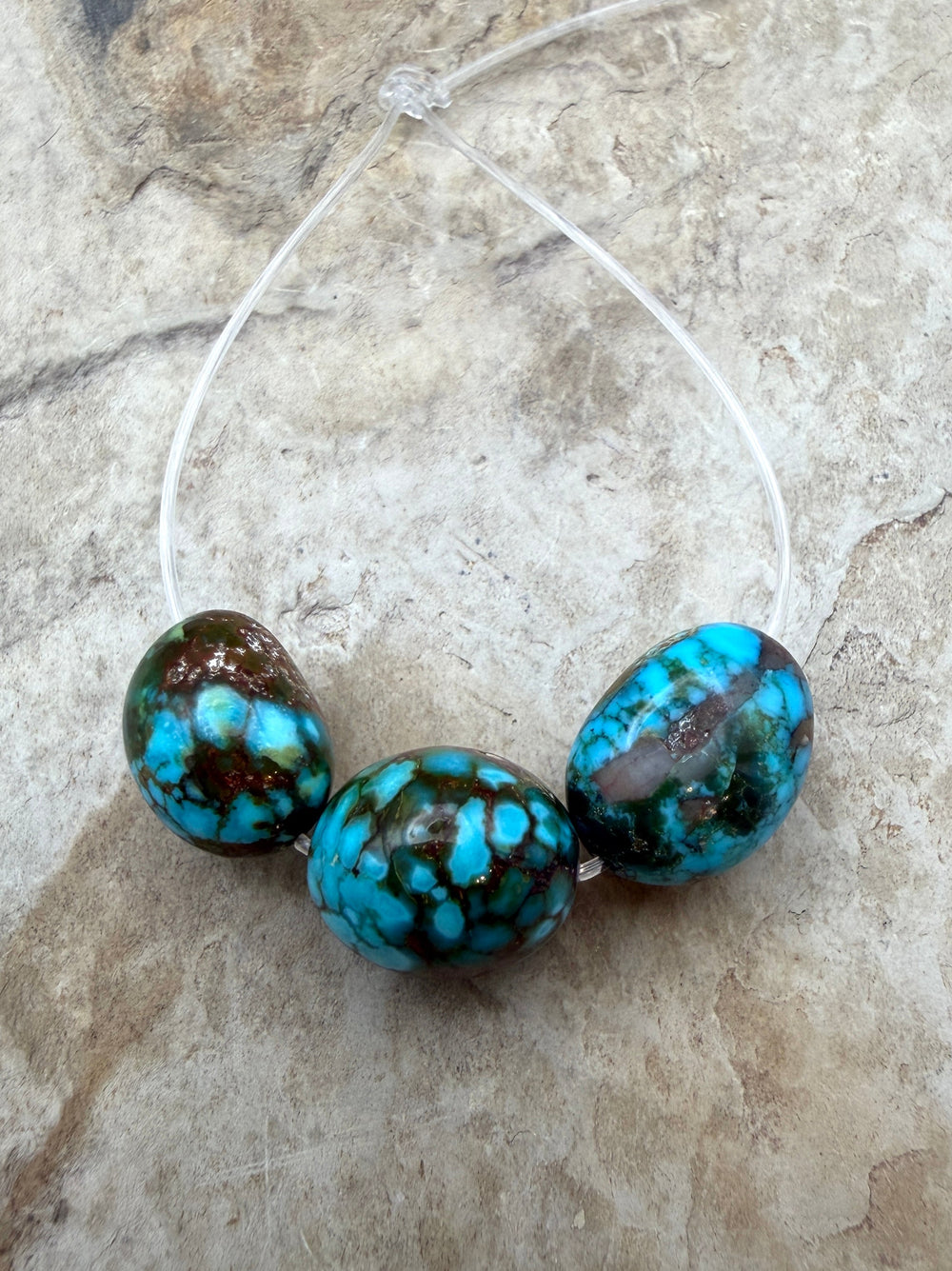 AAA+ Polychrome Spiderweb Kingman Turquoise (Arizona)