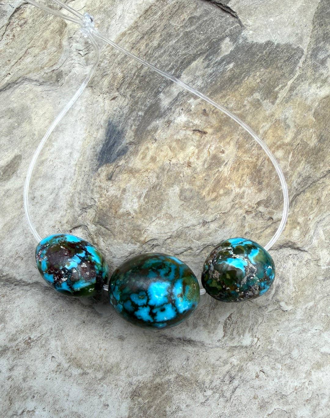 AAA+ Polychrome Spiderweb Kingman Turquoise (Arizona)