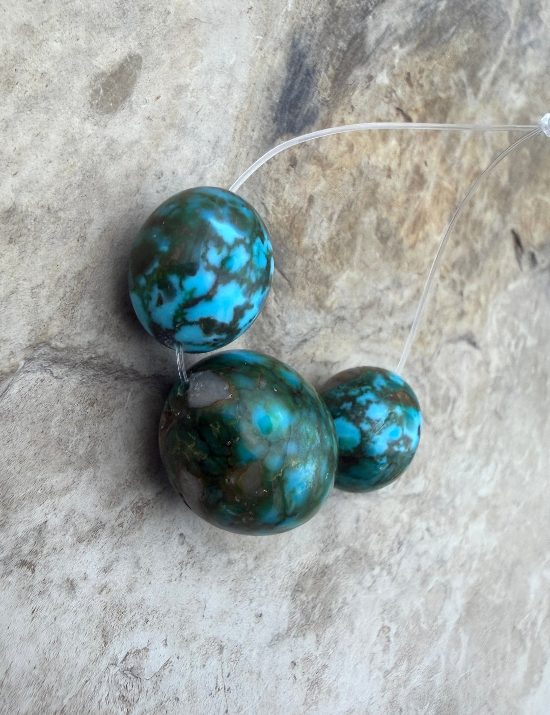 AAA+ Polychrome Spiderweb Kingman Turquoise (Arizona)