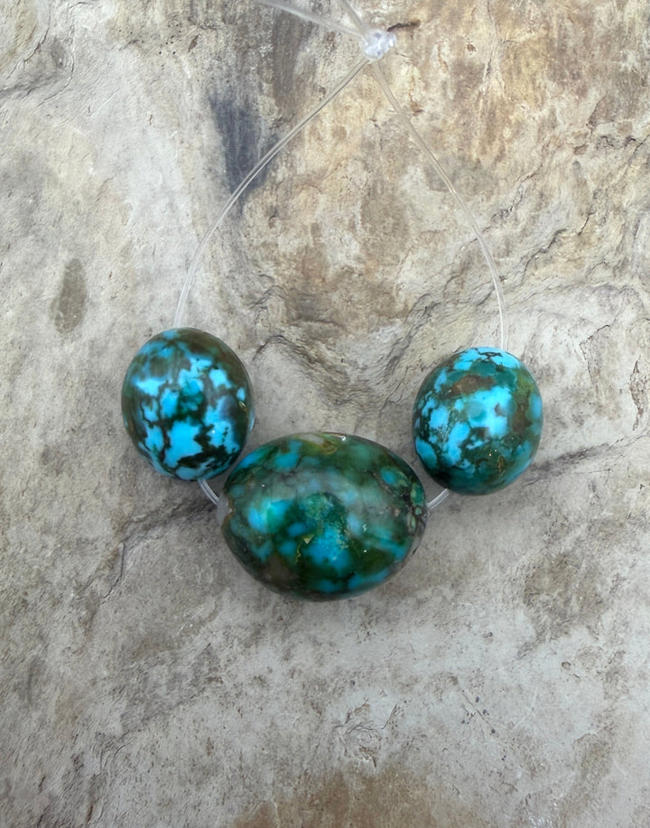 AAA+ Polychrome Spiderweb Kingman Turquoise (Arizona)