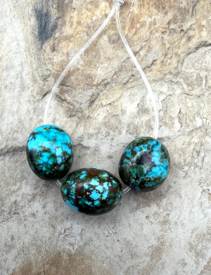 AAA+ Polychrome Spiderweb Kingman Turquoise (Arizona)