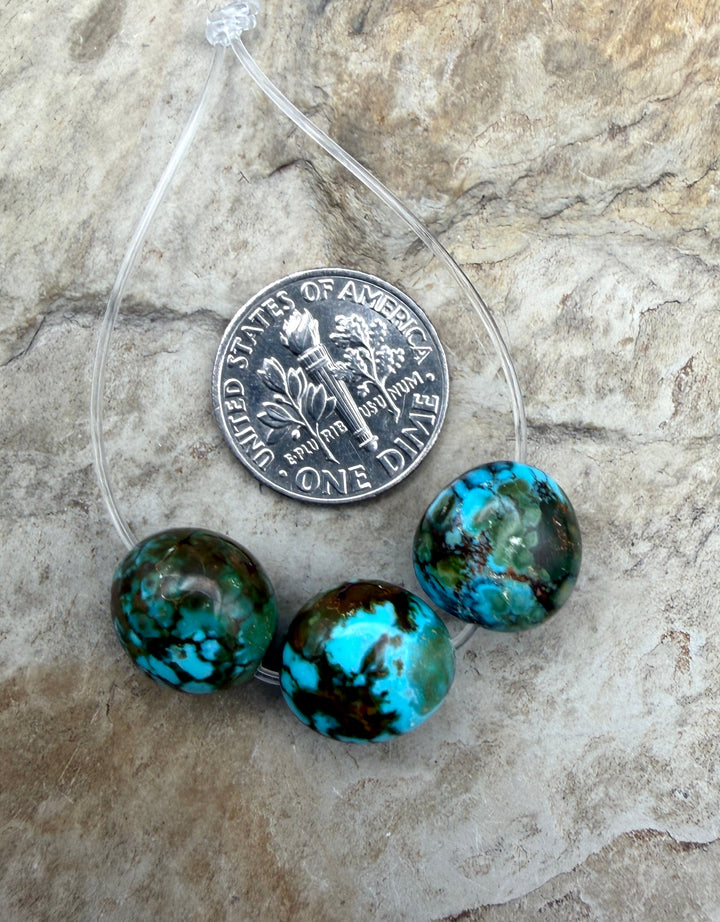 AAA+ Polychrome Spiderweb Kingman Turquoise (Arizona)