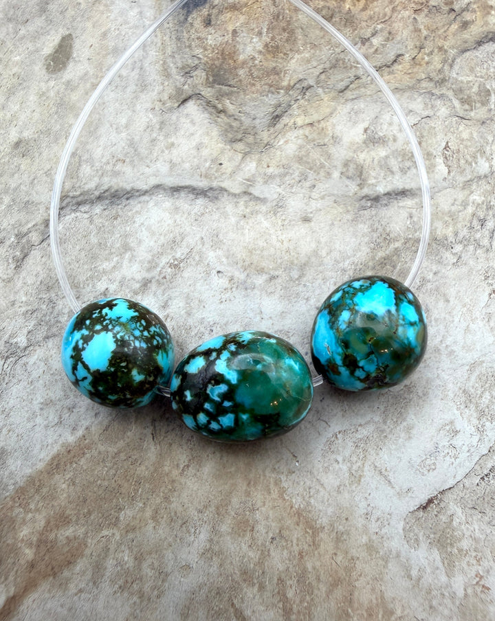 AAA+ Polychrome Spiderweb Kingman Turquoise (Arizona)