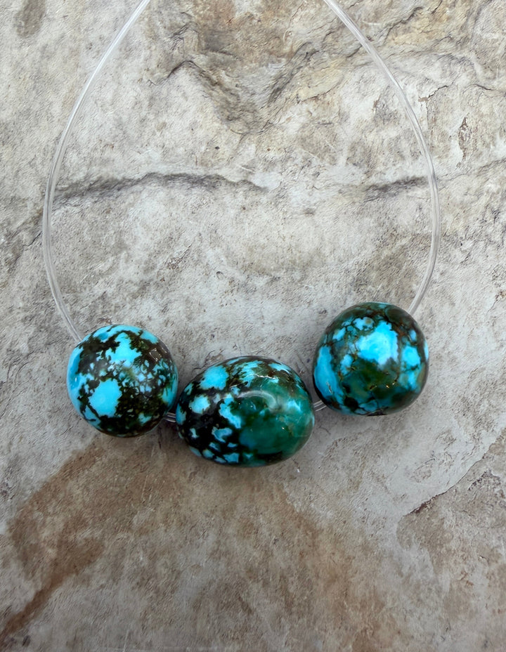 AAA+ Polychrome Spiderweb Kingman Turquoise (Arizona)