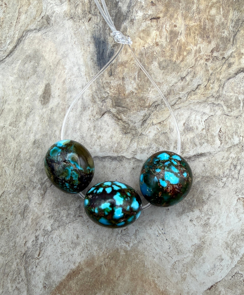 AAA+ Polychrome Spiderweb Kingman Turquoise (Arizona)