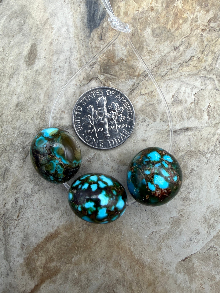 AAA+ Polychrome Spiderweb Kingman Turquoise (Arizona)