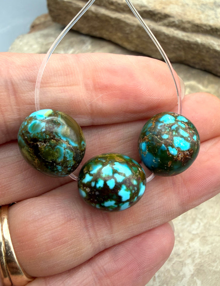 AAA+ Polychrome Spiderweb Kingman Turquoise (Arizona)
