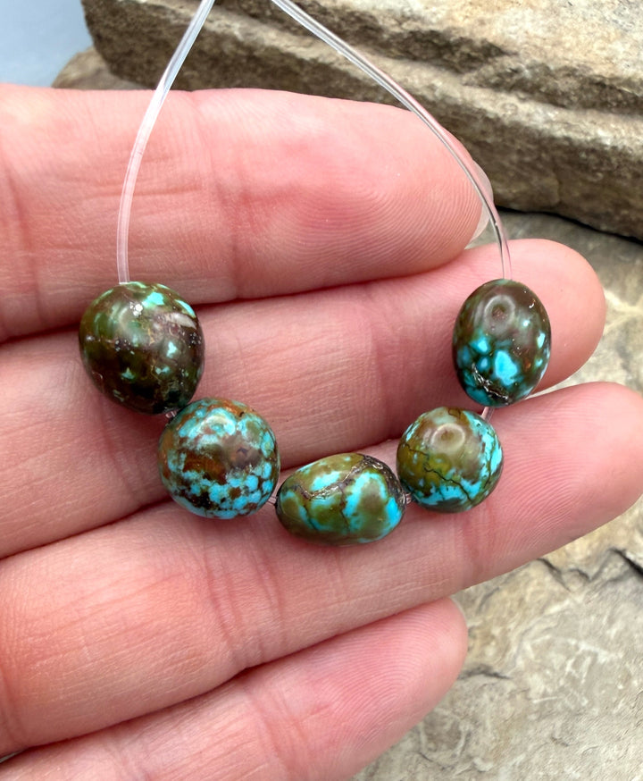 AAA+ Polychrome Spiderweb Kingman Turquoise (Arizona)