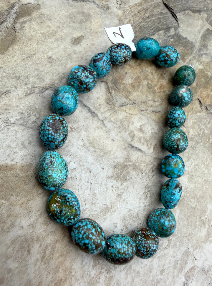 AAA+ Polychrome Spiderweb Kingman Turquoise (Arizona)
