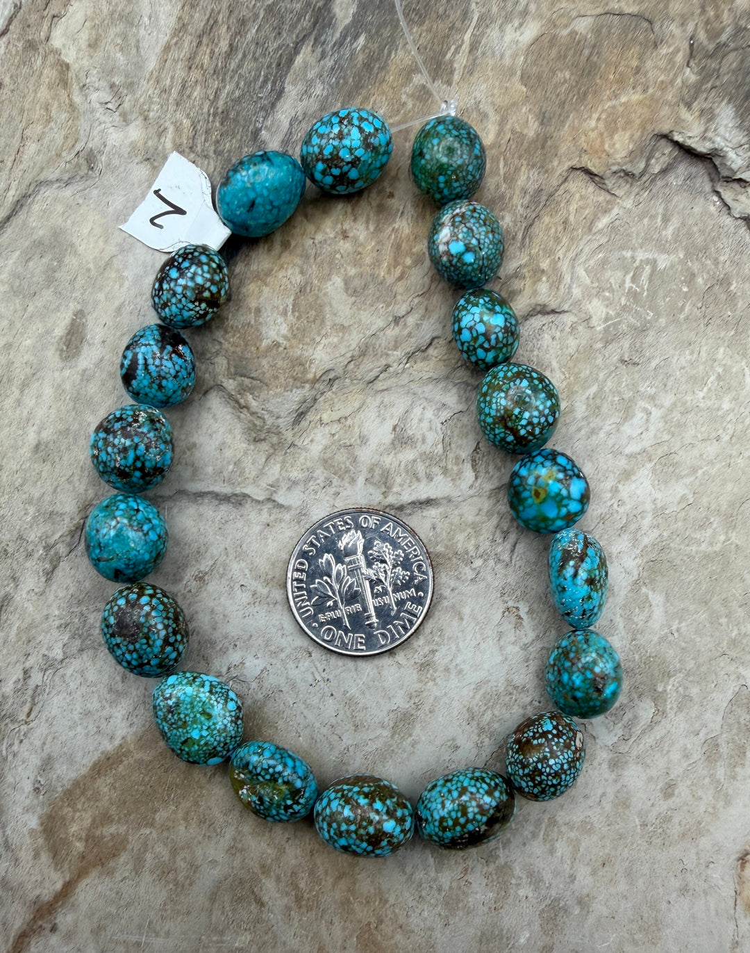 AAA+ Polychrome Spiderweb Kingman Turquoise (Arizona)