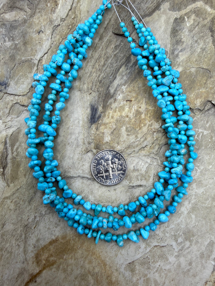 AAA+ Sleeping Beauty Turquoise (AZ) 4.5mm Nuggets and Micro