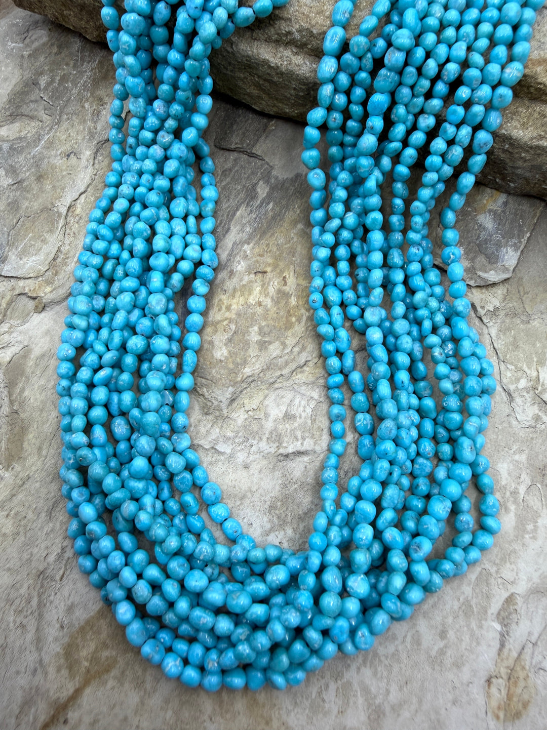 AAA+ Sleeping Beauty Turquoise (AZ) 4mm Nugget Beads 18