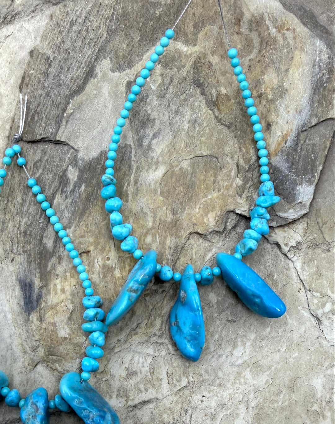 AAA+ Sleeping Beauty Turquoise (AZ) Designer Focal Strand