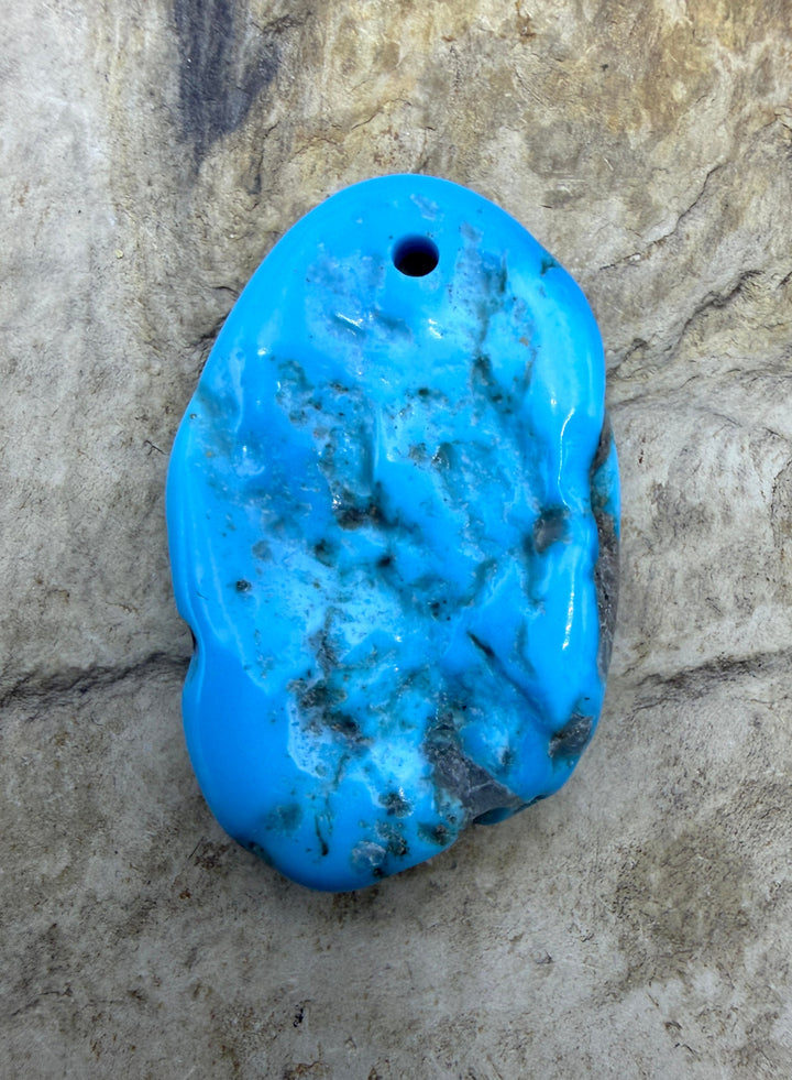 AAA+ Sleeping Beauty Turquoise (AZ) Focal Pendant Beads