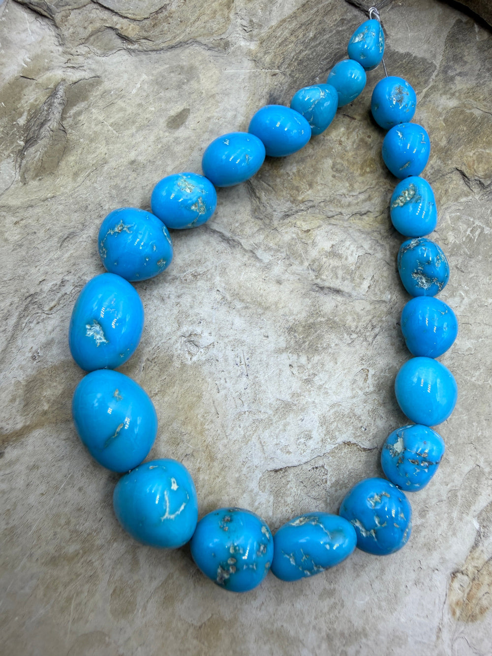 AAA+ Sleeping Beauty Turquoise (AZ) Graduated Smooth