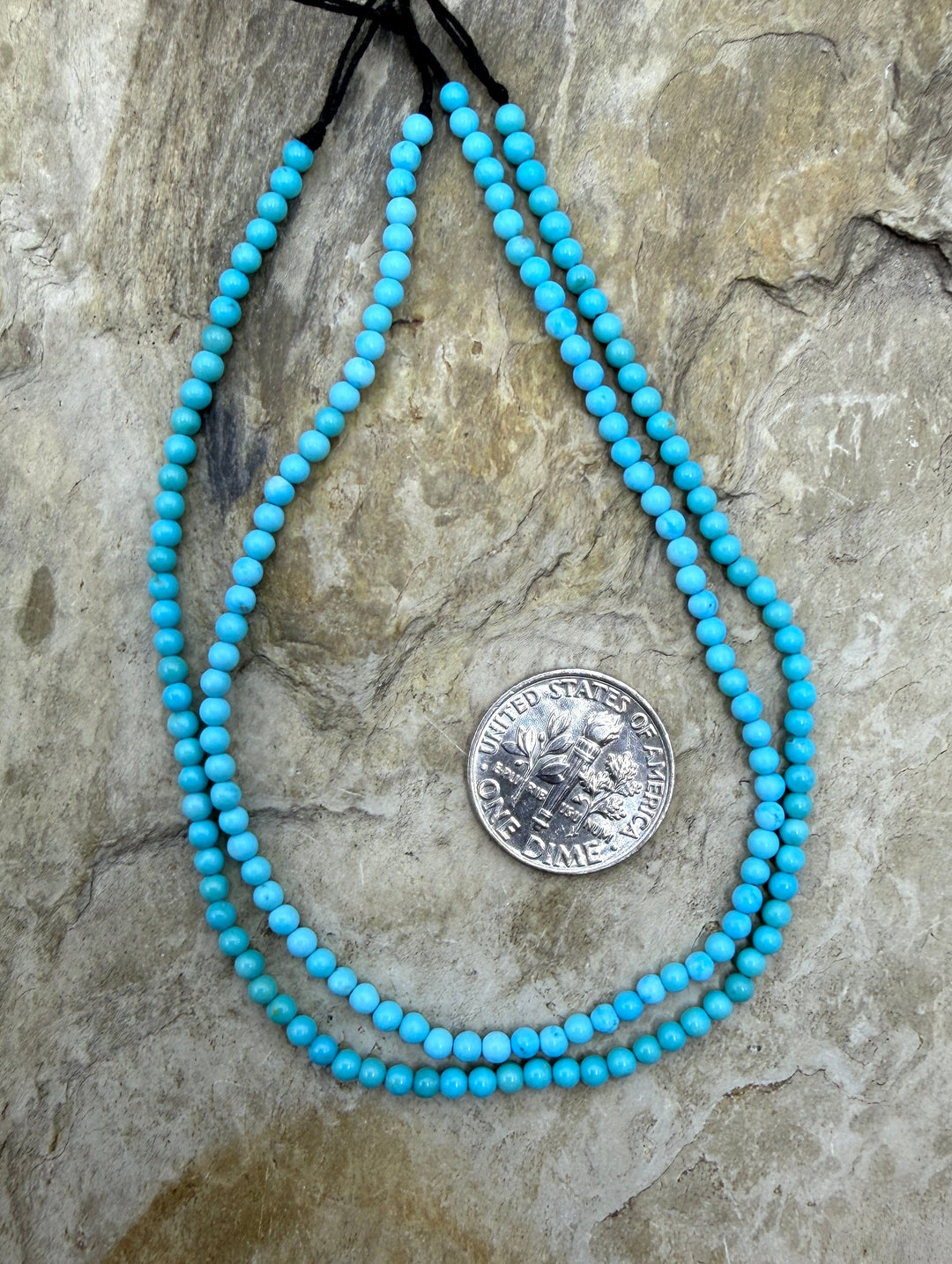 AAA+ Sleeping Beauty Turquoise (AZ) Micro 2.5mm Round Beads