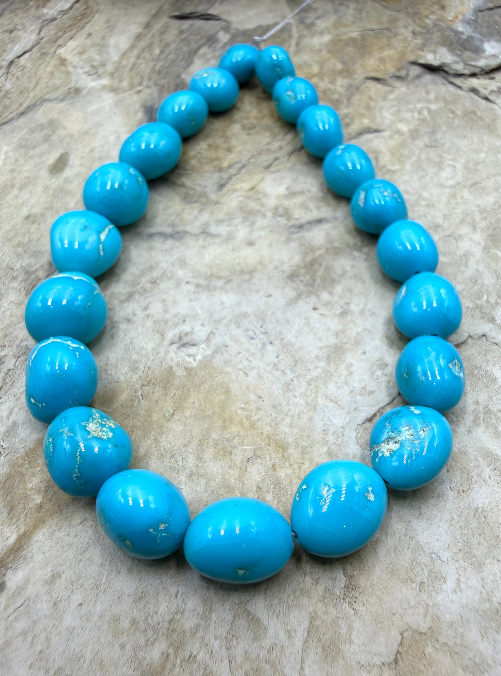 AAA+ Sleeping Beauty Turquoise (AZ) Smooth Rounded Nugget
