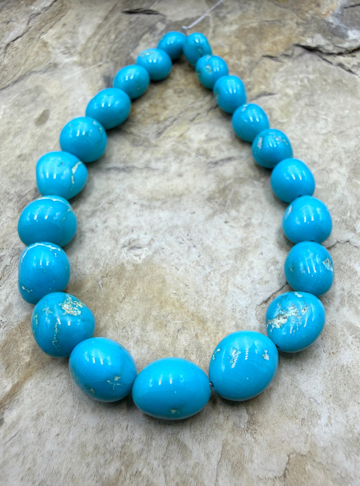 AAA+ Sleeping Beauty Turquoise (AZ) Smooth Rounded Nugget
