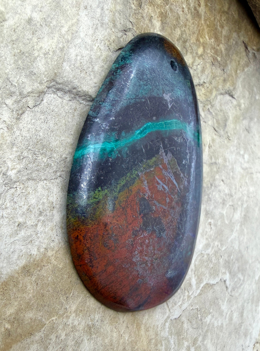 AAA+ Sonora Sunrise (Mexico) HUGE Focal Pendant 37x58mm