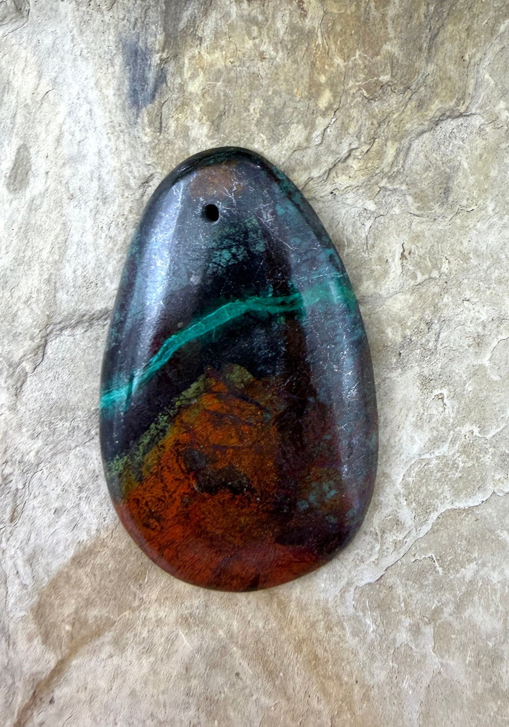 AAA+ Sonora Sunrise (Mexico) HUGE Focal Pendant 37x58mm