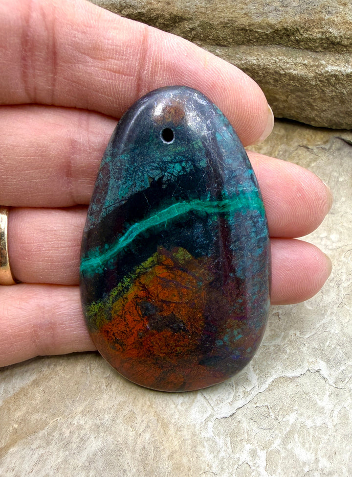 AAA+ Sonora Sunrise (Mexico) HUGE Focal Pendant 37x58mm