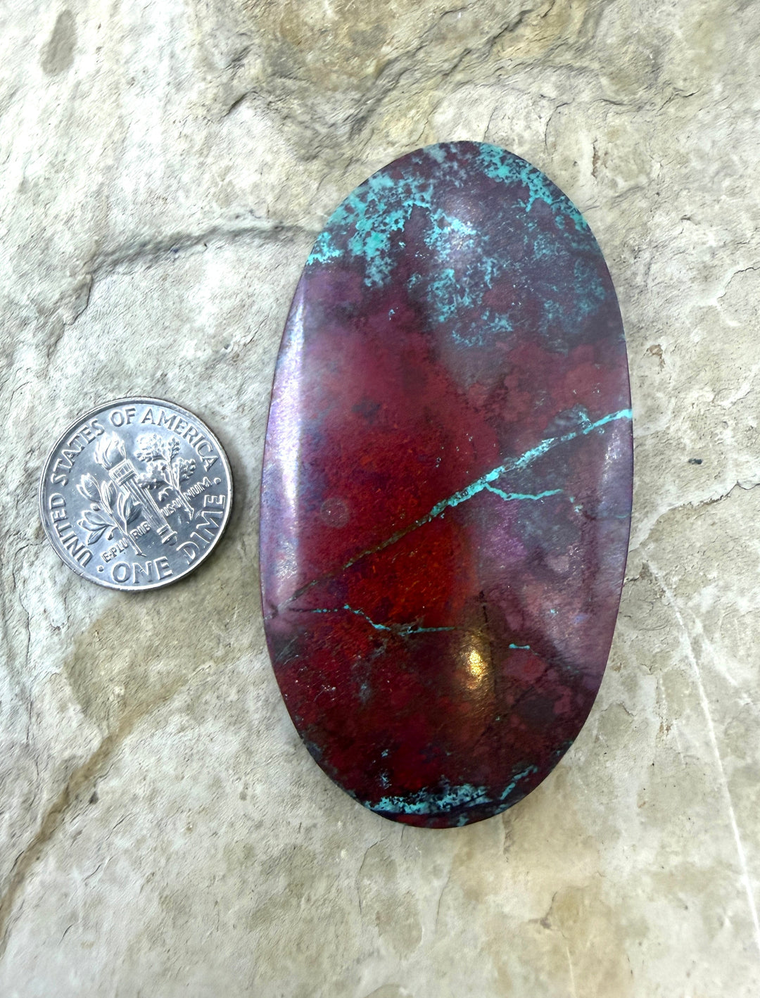 AAA+ Sonora Sunrise (Mexico) HUGE Oval Cabochon 33x61mm